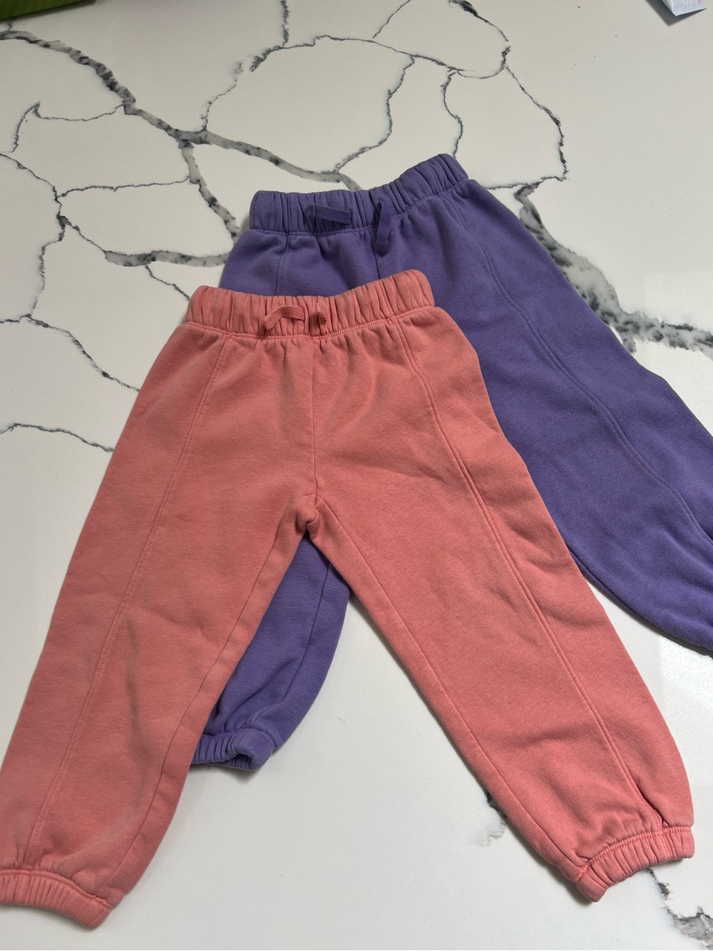 GAP Kids Sweatpants Joggers - Coral Pink & Lavender Purple